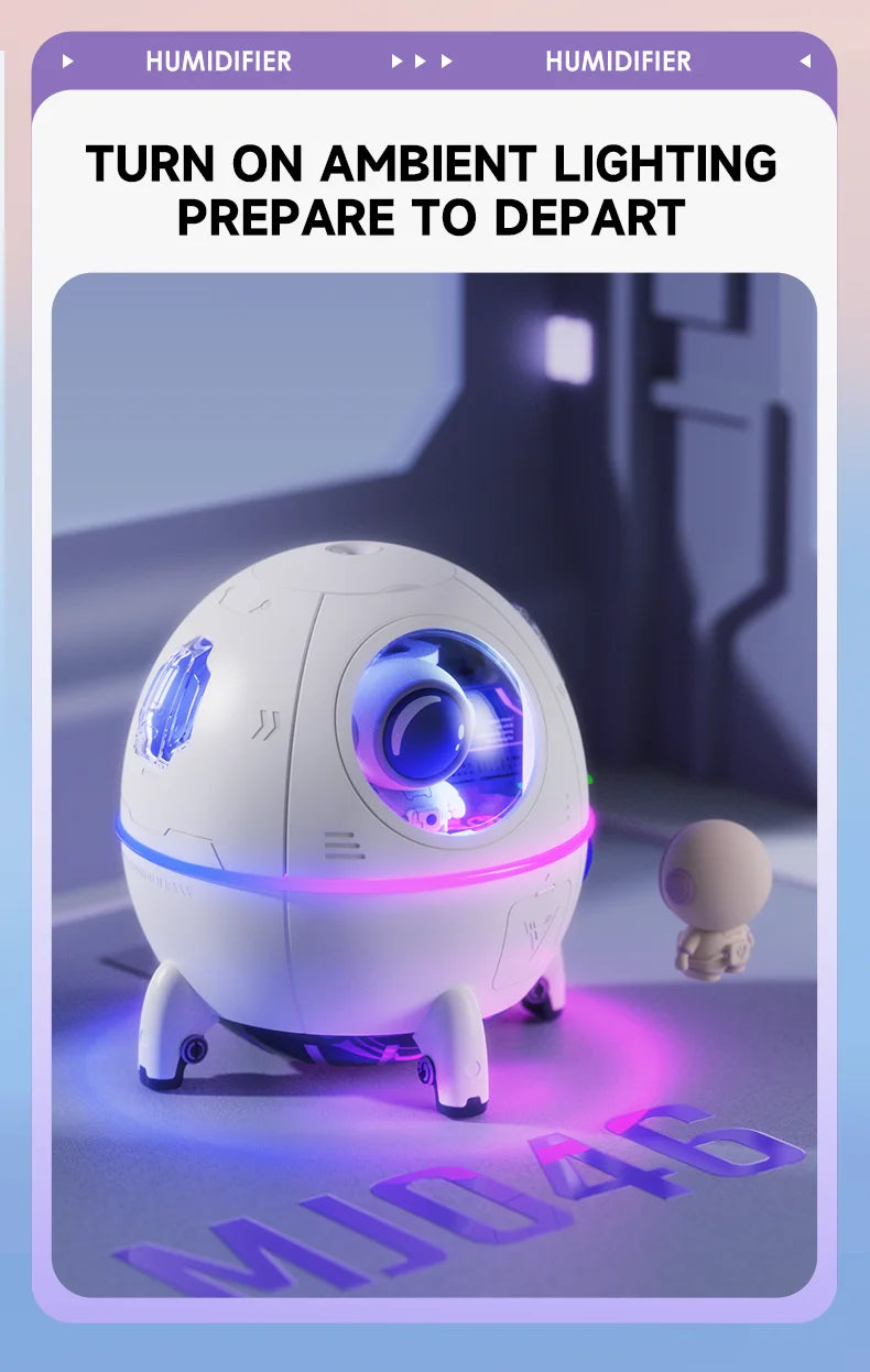 Astronaut Mist Air Humidifier Light