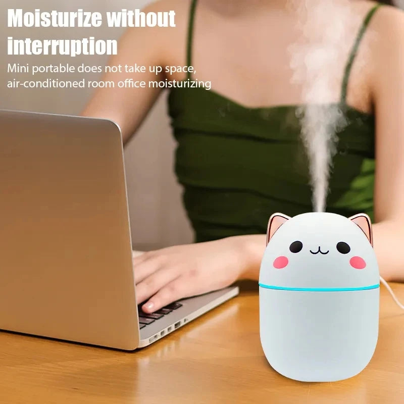 Kawaii Night Light Aroma Diffuser