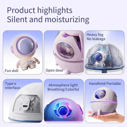 Astronaut Mist Air Humidifier Light