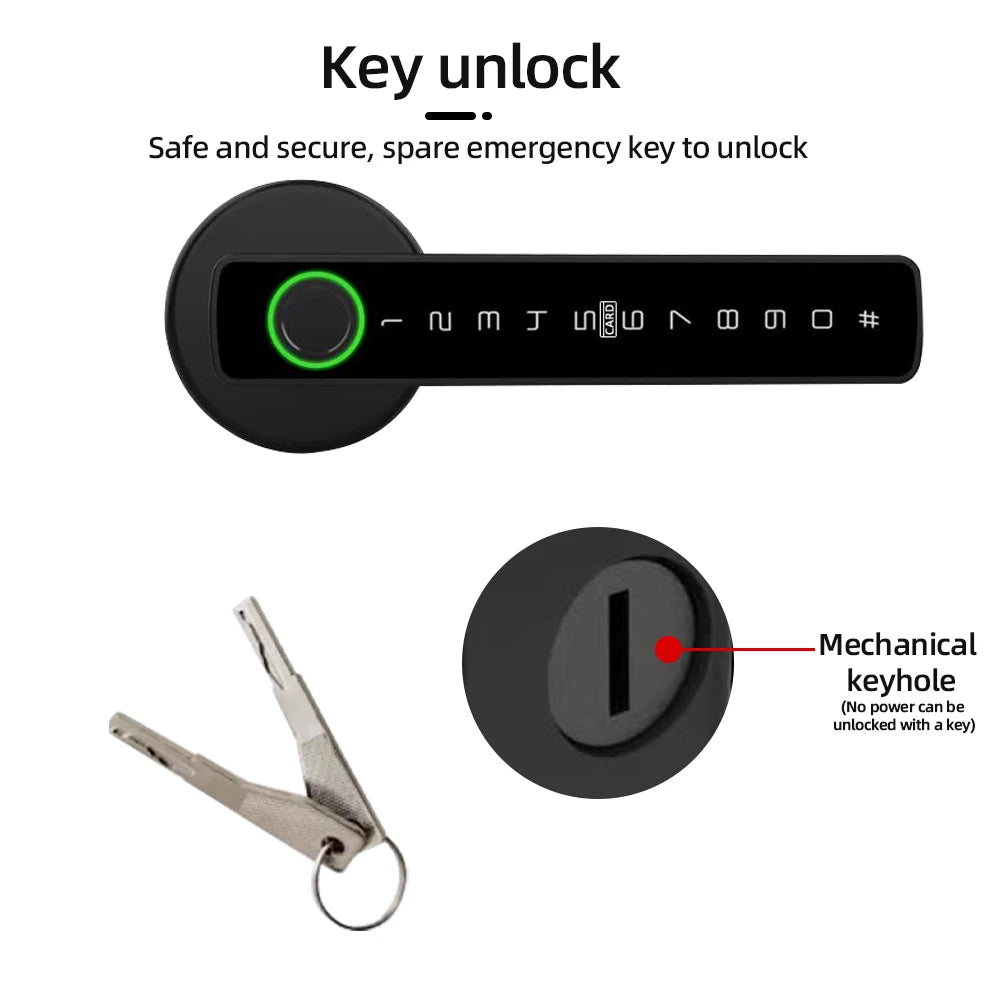 Smart Tuya Fingerprint Door Lock