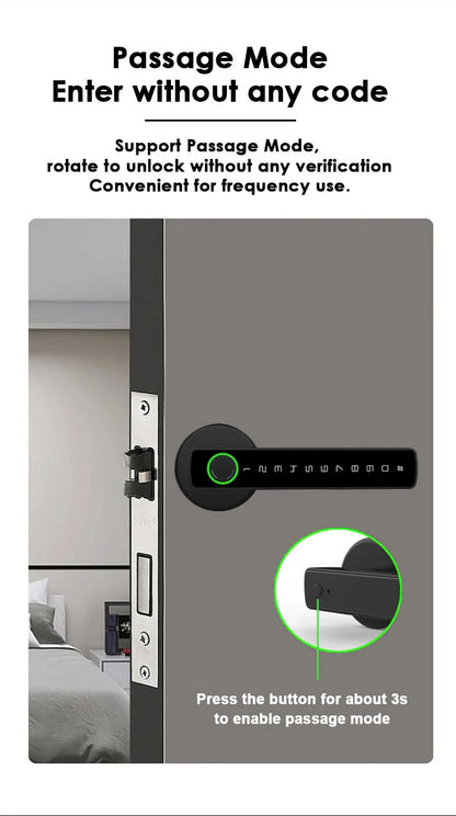 Smart Tuya Fingerprint Door Lock