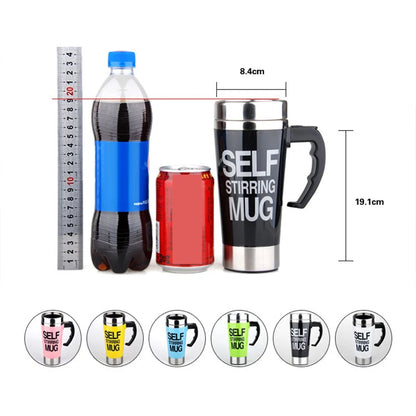 Smart Stirring Stainless Mug 450ML