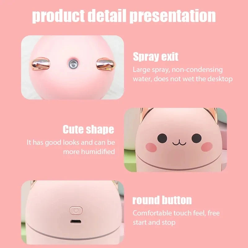 Kawaii Night Light Aroma Diffuser