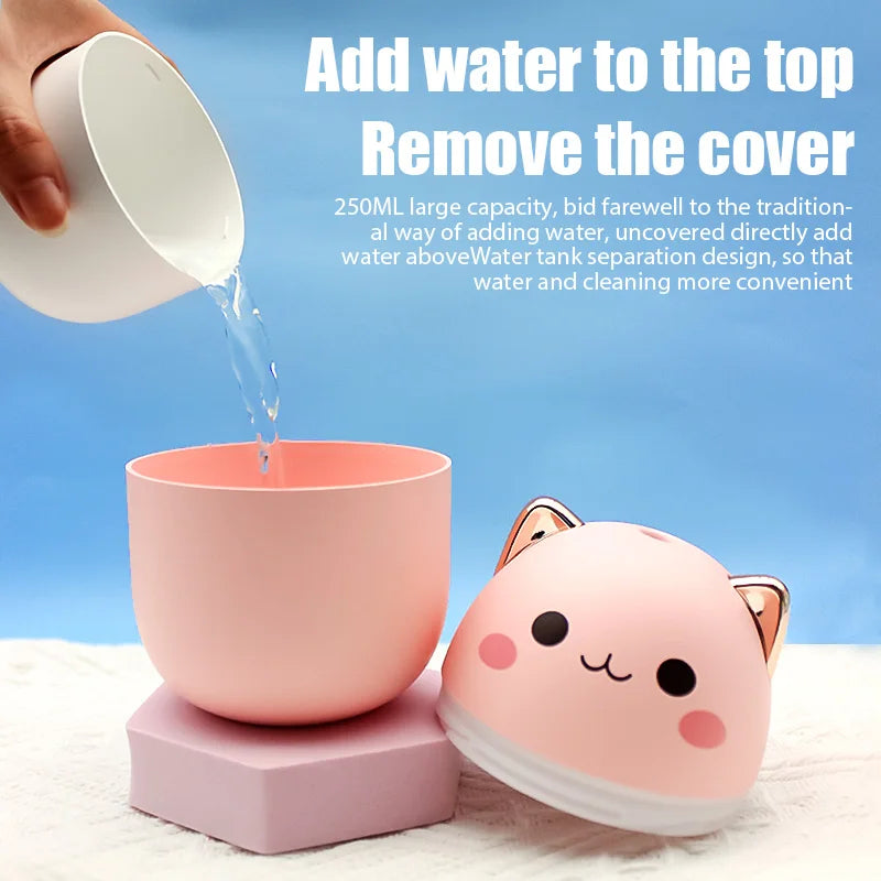 Kawaii Night Light Aroma Diffuser