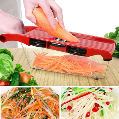 Multifunction Kitchen Slicer 6 Blades