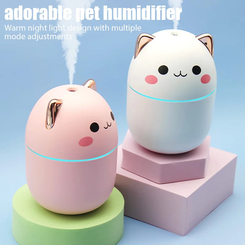 Kawaii Night Light Aroma Diffuser