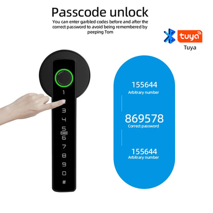 Smart Tuya Fingerprint Door Lock