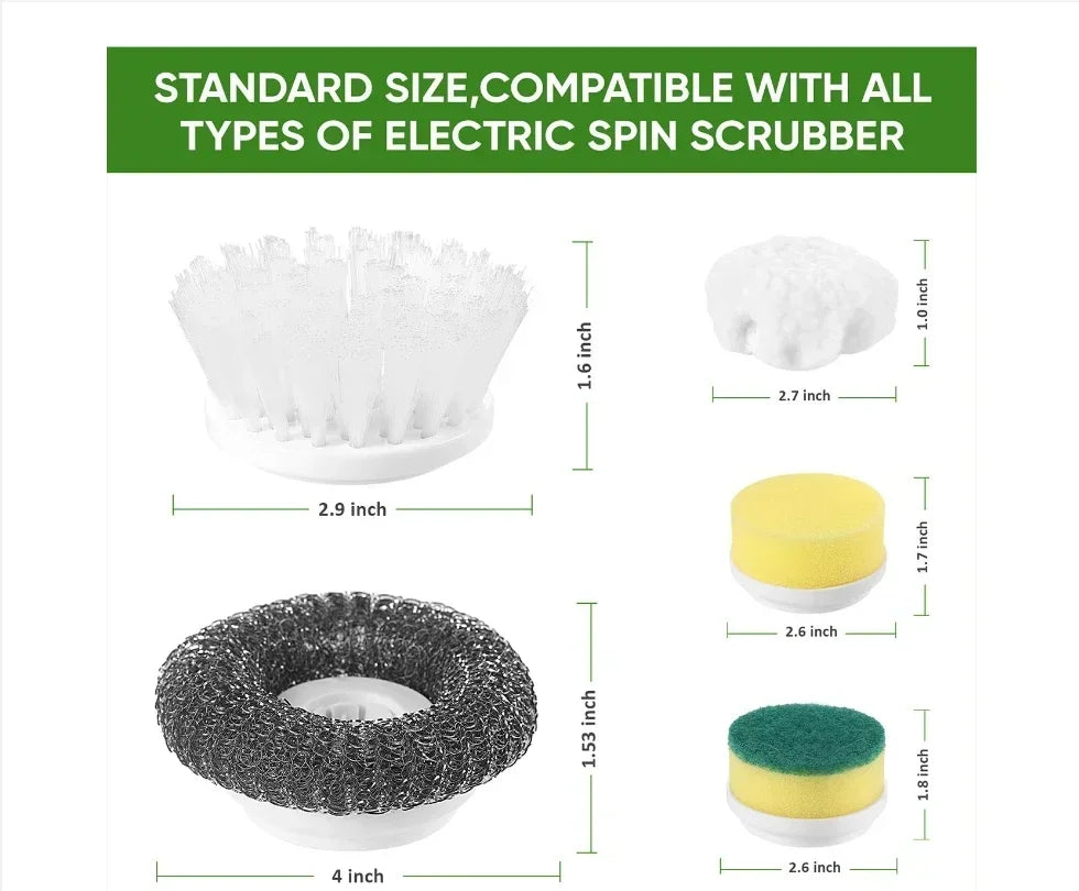 Magic Clean Spin Scrubber 5 in 1