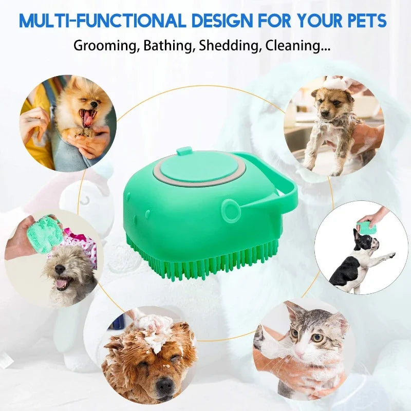 Pet Spa Brush For Happy Dogs